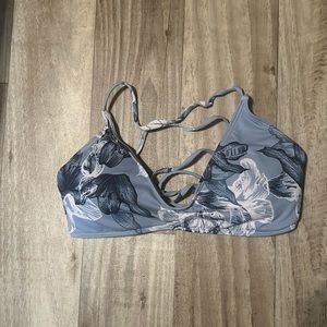 Liquid blue bikini top size lg